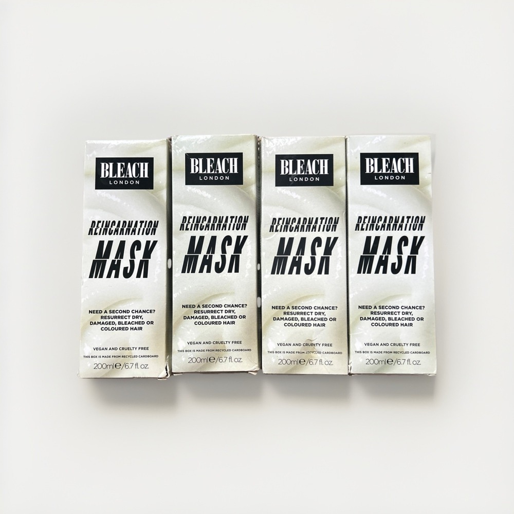 4 PACK Bleach London Reincarnation Mask ~ 6.7 FL OZ EACH ~ FAST SHIPPING ~